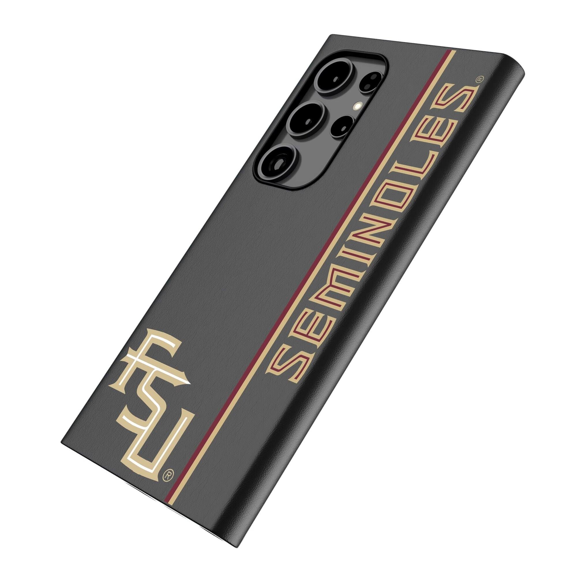 Alt View 1. Keyscaper - Florida State Seminoles Galaxy Magnetic Bump Case - S25 Ultra - Black.