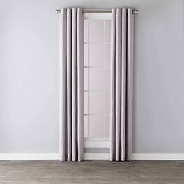 SKL Home - Saturday Knight Ltd Melange Textured Woven Fabric And Stylish Design SunSafe Window Panel 40" x 84"" - Gray