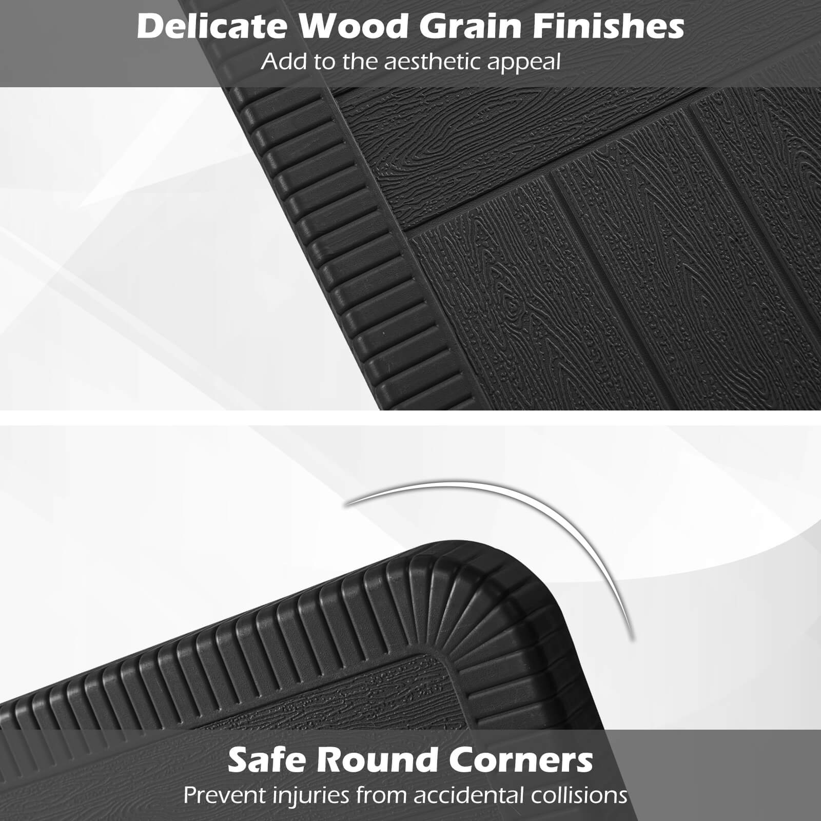 Delicate Wood Grain Finishes: Add to the aesthetic appeal.
Safe Round Corners: Prevent injuries from accidental collisions.