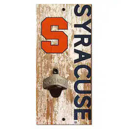Fan Creations - Syracuse Orange Distressed Bottle Opener - Multicolor