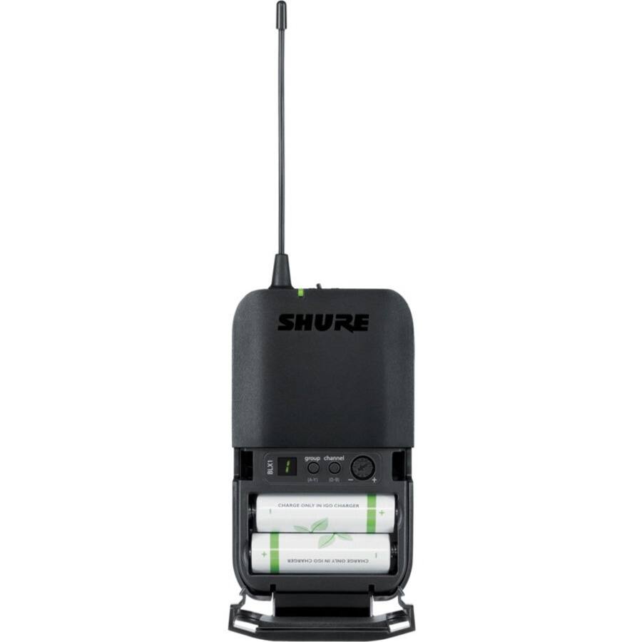 SHURE BLX1

Channel
Group

100

CHARGE ONLY IN THIS CHARGER

CHARGE ONLY IN THIS CHARGER