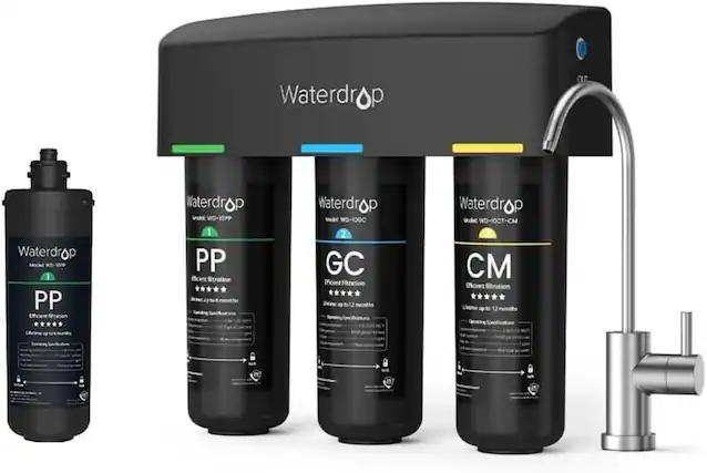 Waterdrop Model WD-10PP 1 PP Efficient filtration
Waterdrop Model WD-100C 2 GC IFiciest filtration Lifetime up to 12 months
Waterdrop Model WD-IOCT-CM Efficient filtration Lifetime up to 12 months
Waterdrop Model WD-10PP 1 PP Efficient filtration