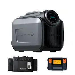 Cybertake - S2 Pro Portable Camping Air Conditioner with Carrying Bag & Remote Control, 5100 BTU Cooling & 6100 BTU Heating - Gray