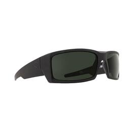 Spy Optic - General Wrap Polarized Sunglasses (Happy Gray Green Polar) - Matte Black