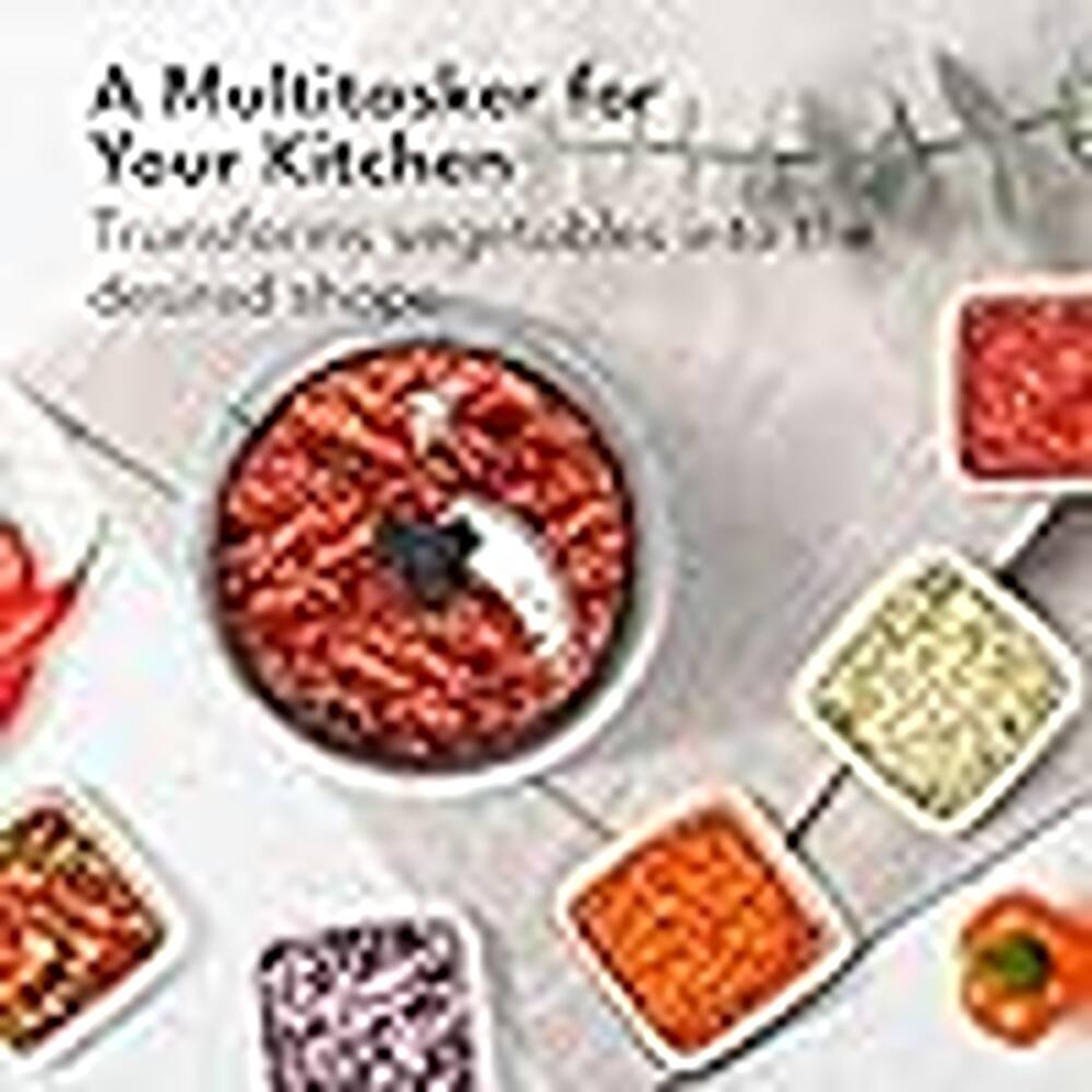 A Multitasker for Your Kitchen  
Transforms vegetables into the desired shape