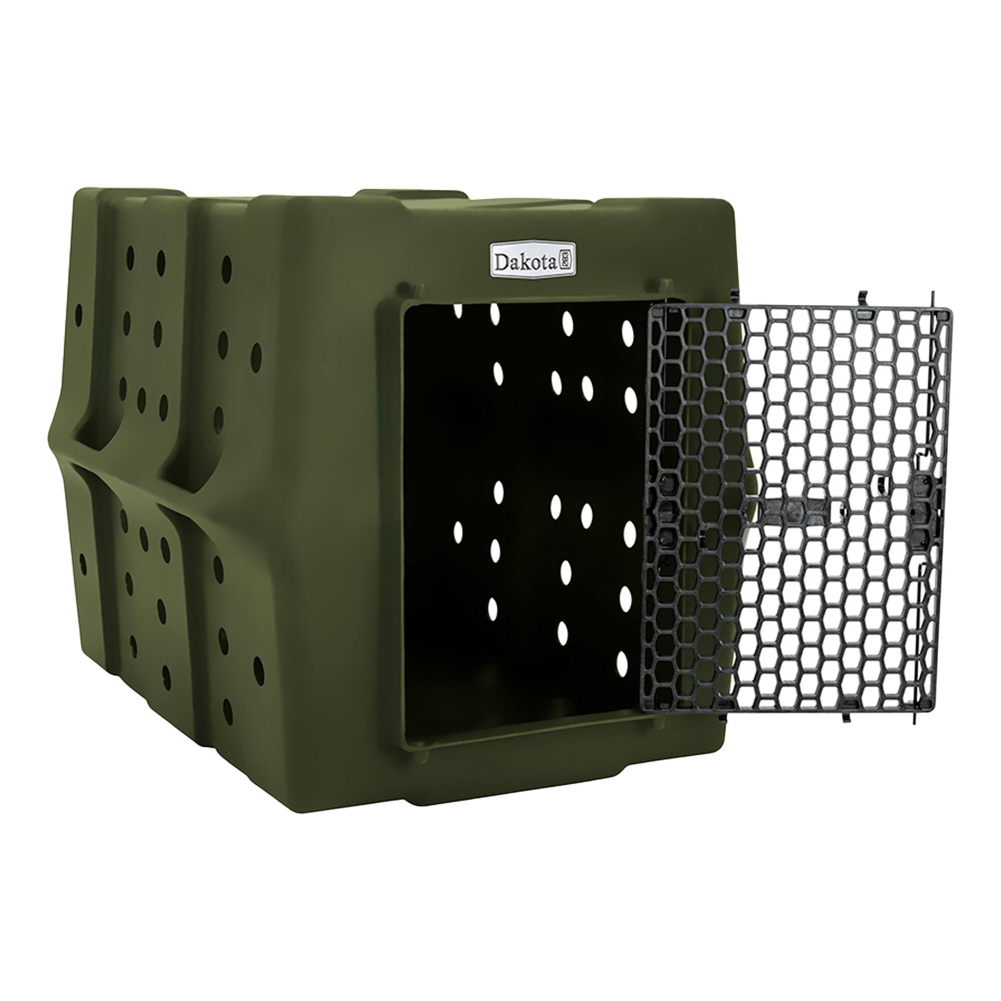 Alt View 6. Dakota 283 - Dakota 283 Canine Rough and Tough Economy Kennel, Pet Crate, Large, Olive.
