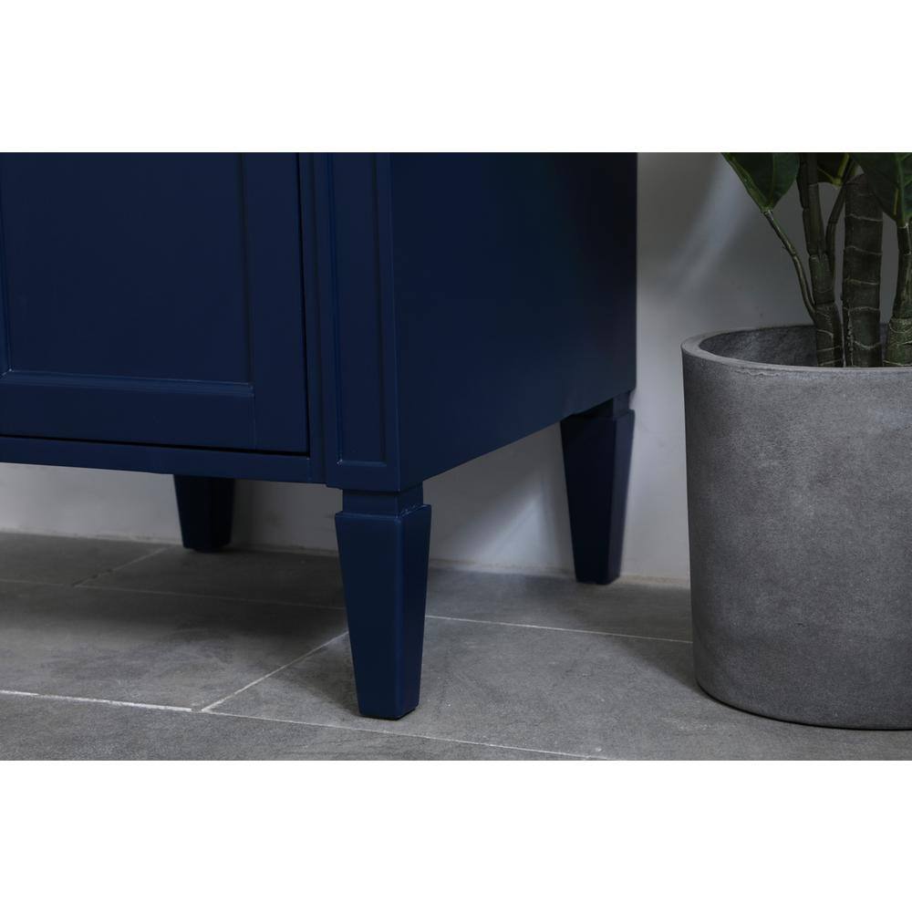 Alt View 6. Elegant Kitchen and Bath - 18 inch Single bathroom vanity in blue - Blue.