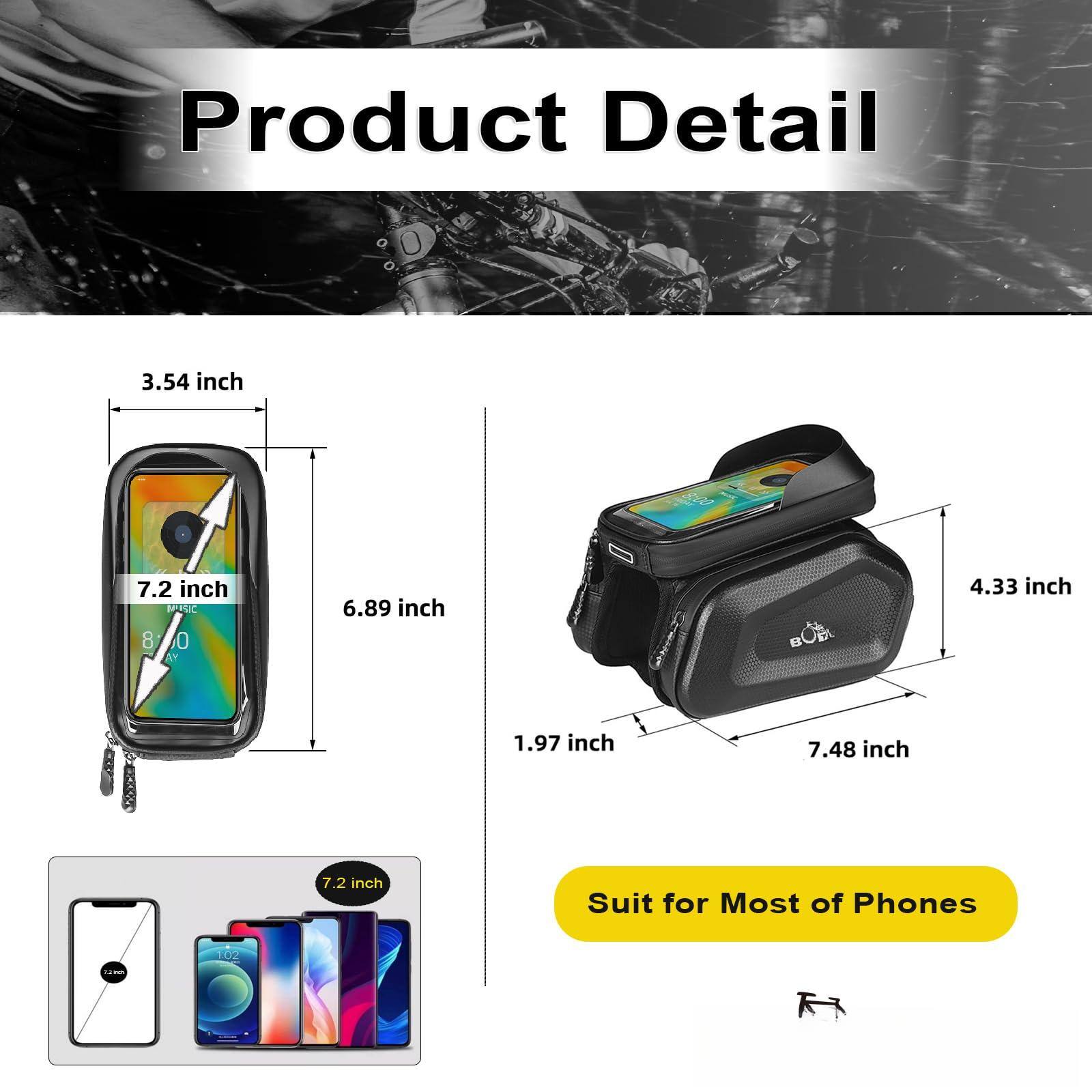 Product Detail

- 3.54 inch
- 7.2 inch
- 6.89 inch
- 1.97 inch
- 7.48 inch
- 4.33 inch
- 7.2 inch

Suit for Most of Phones