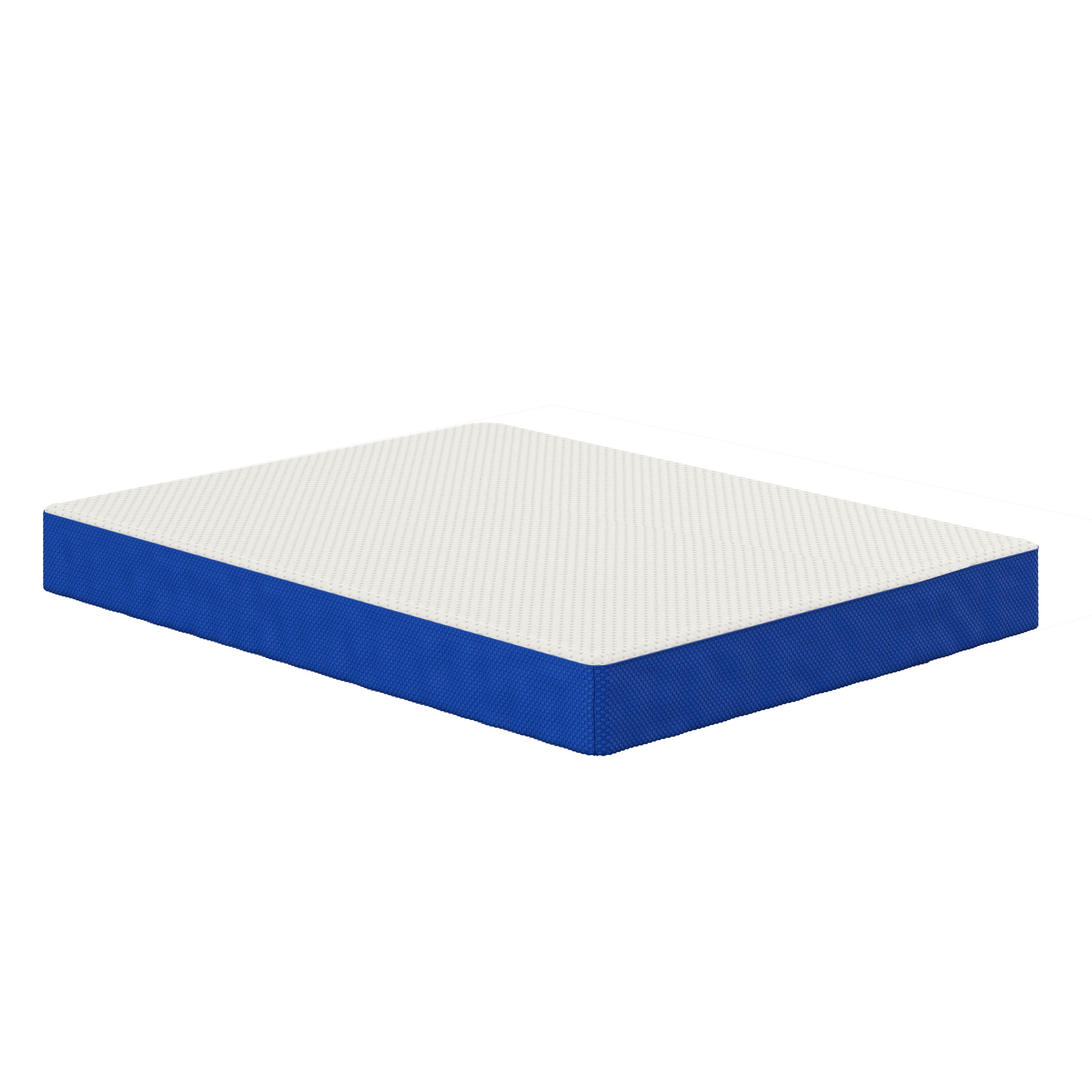 Nautica - Refresh 8" Hybrid Mattress - WHITE/BLUE