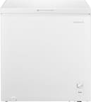 Front. Insignia™ - 7 Cu. Ft. Garage-Ready Chest Freezer - White.