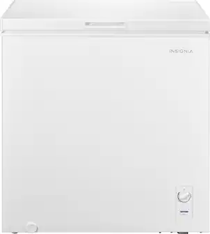 Insignia™ - 7 Cu. Ft. Garage-Ready Chest Freezer - White