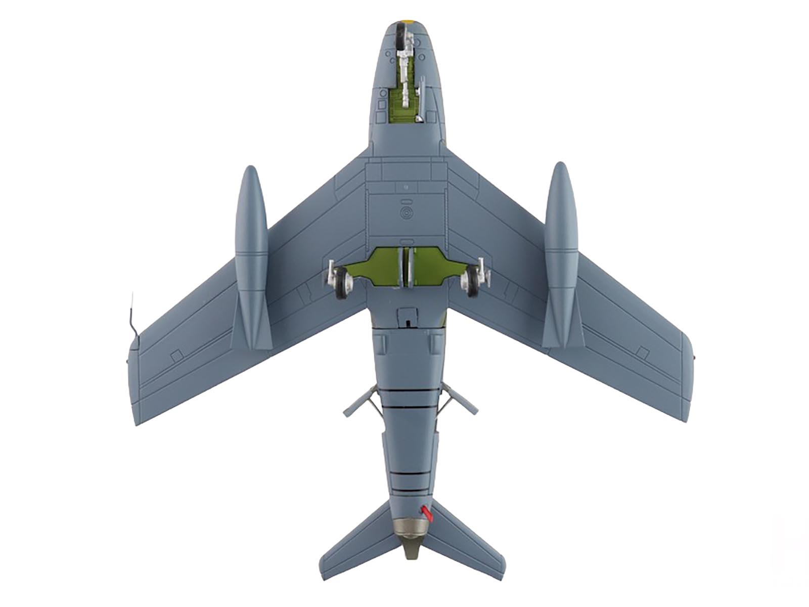 Back. Hobby Master - Canadair Sabre Mk.6 "23622 430 Squadron 1950s" Royal Canadian Air Force 1/72 Air Power Series Diecast Model - Multicolor.