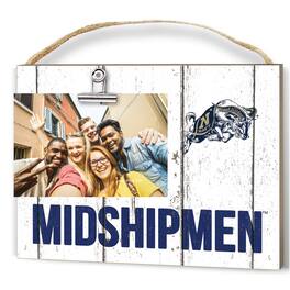 Jardine - Navy Midshipmen 8'' x 10'' Weathered Clip It Frame - White