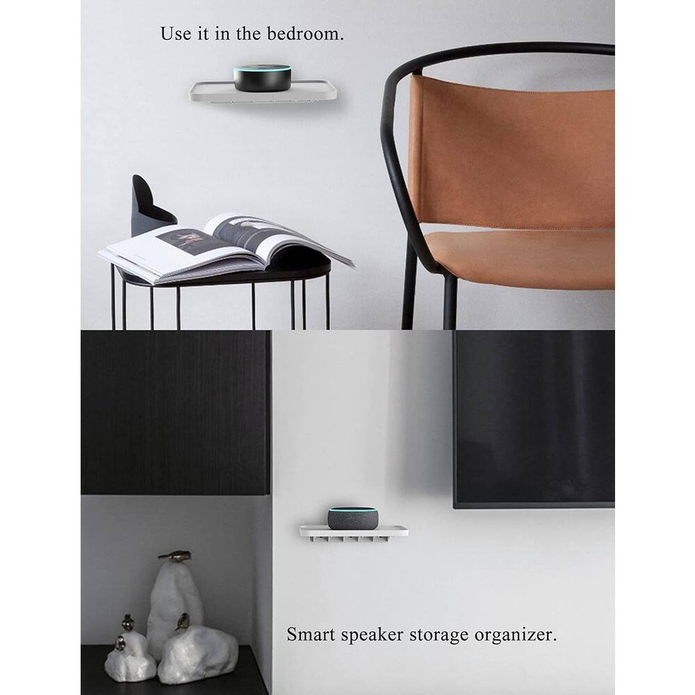 Use it in the bedroom.

Smart speaker storage organizer.