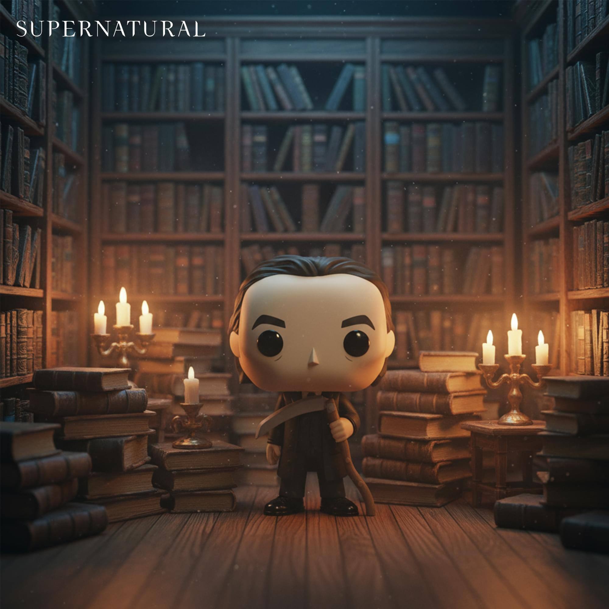Alt View 10. Funko - Funko Pop! Supernatural: Death #1837 - Black.