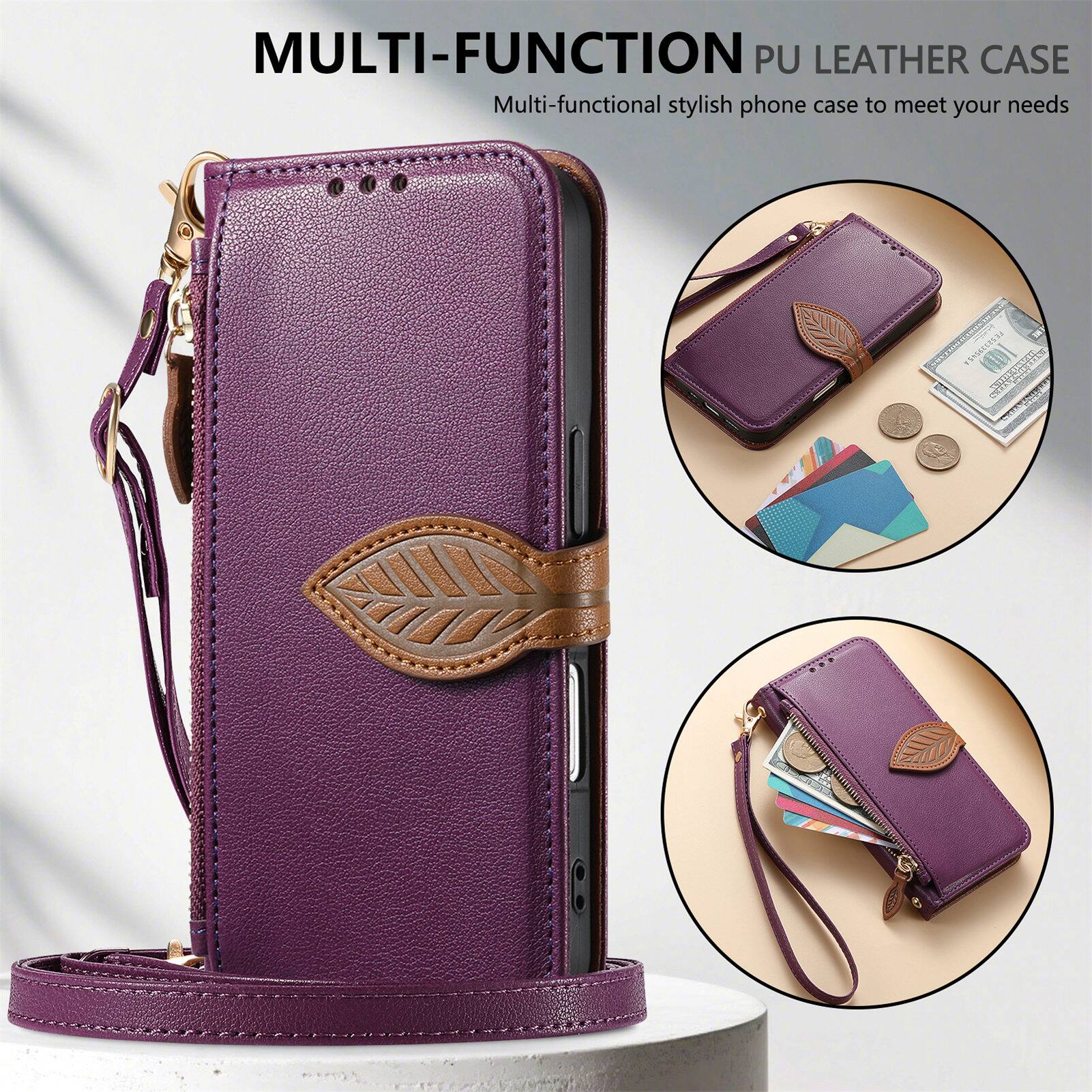 MULTI-FUNCTION PU LEATHER CASE  
Multi-functional stylish phone case to meet your needs