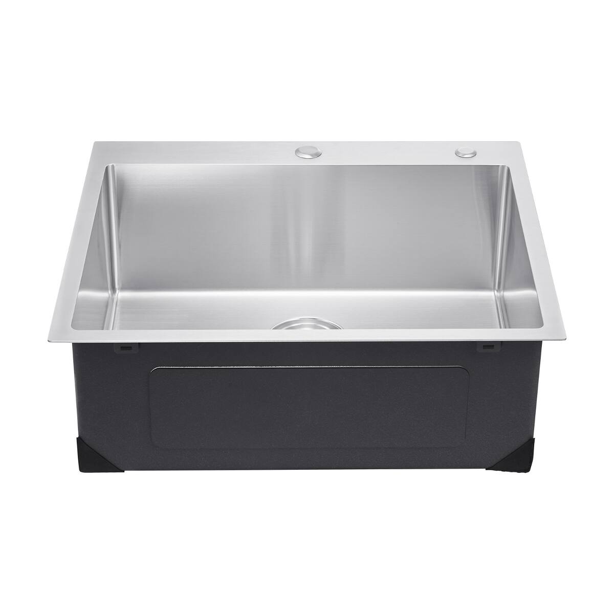 Ropilly 25 Inch Drop In Kitchen Sink Stainless Steel Top Mount Single ...