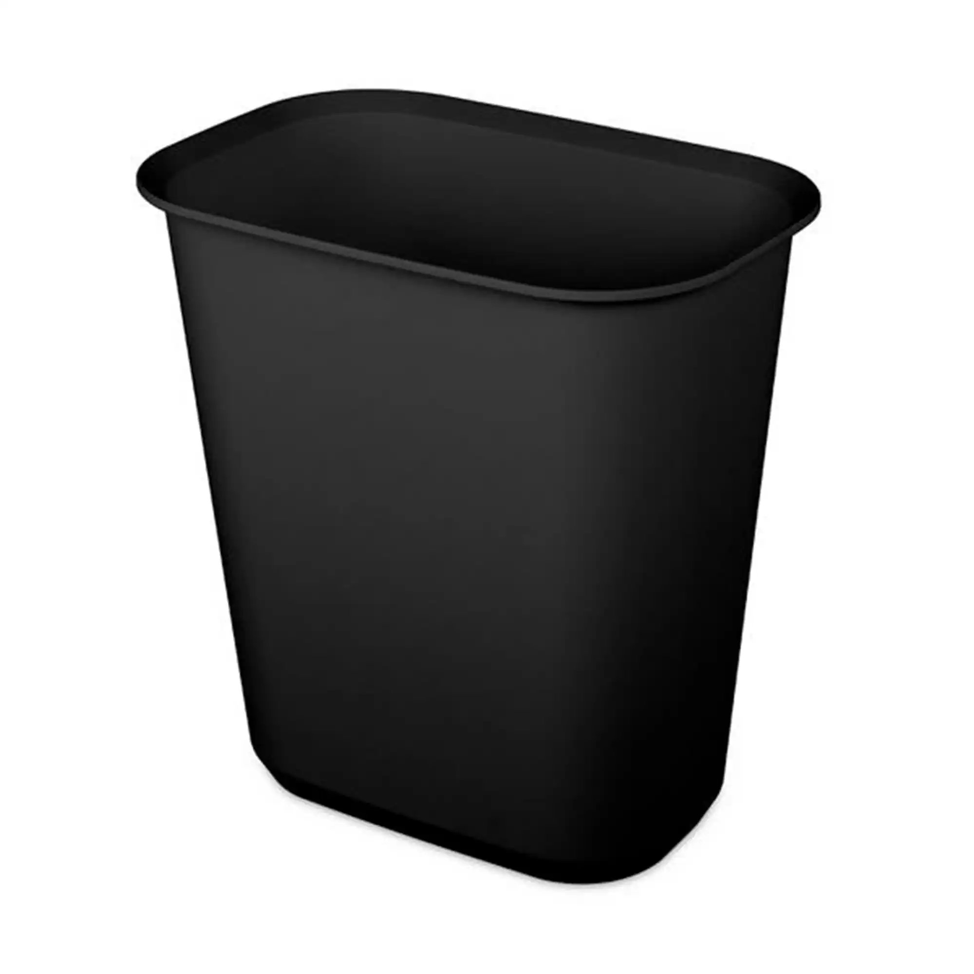 Alt View 1. Sterilite - Sterilite Rectangular Wastebasket 5.5 Gallon Open Top Trash Bin, 6 Pack, Black - Black.
