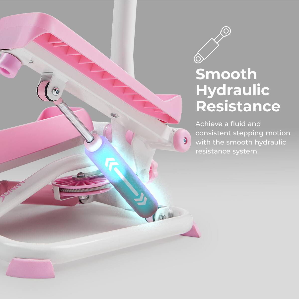 Smooth Hydraulic Resistance
Achieve a fluid and consistent stepping motion with the smooth hydraulic resistance system. OUNIY
