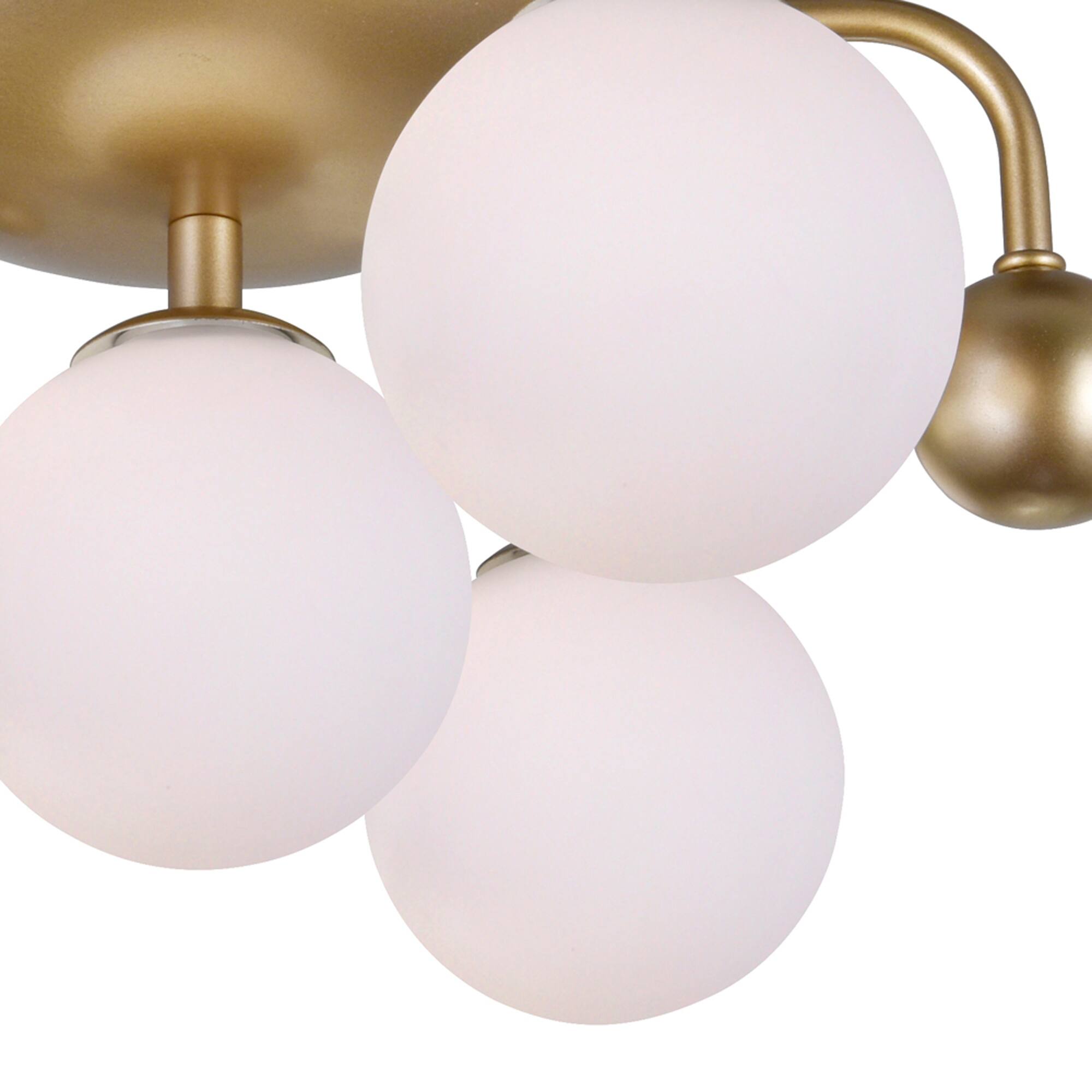 Back. CWI Lighting - Element 4 Light Flush Mount With Sun Gold Finish - Sun Gold.