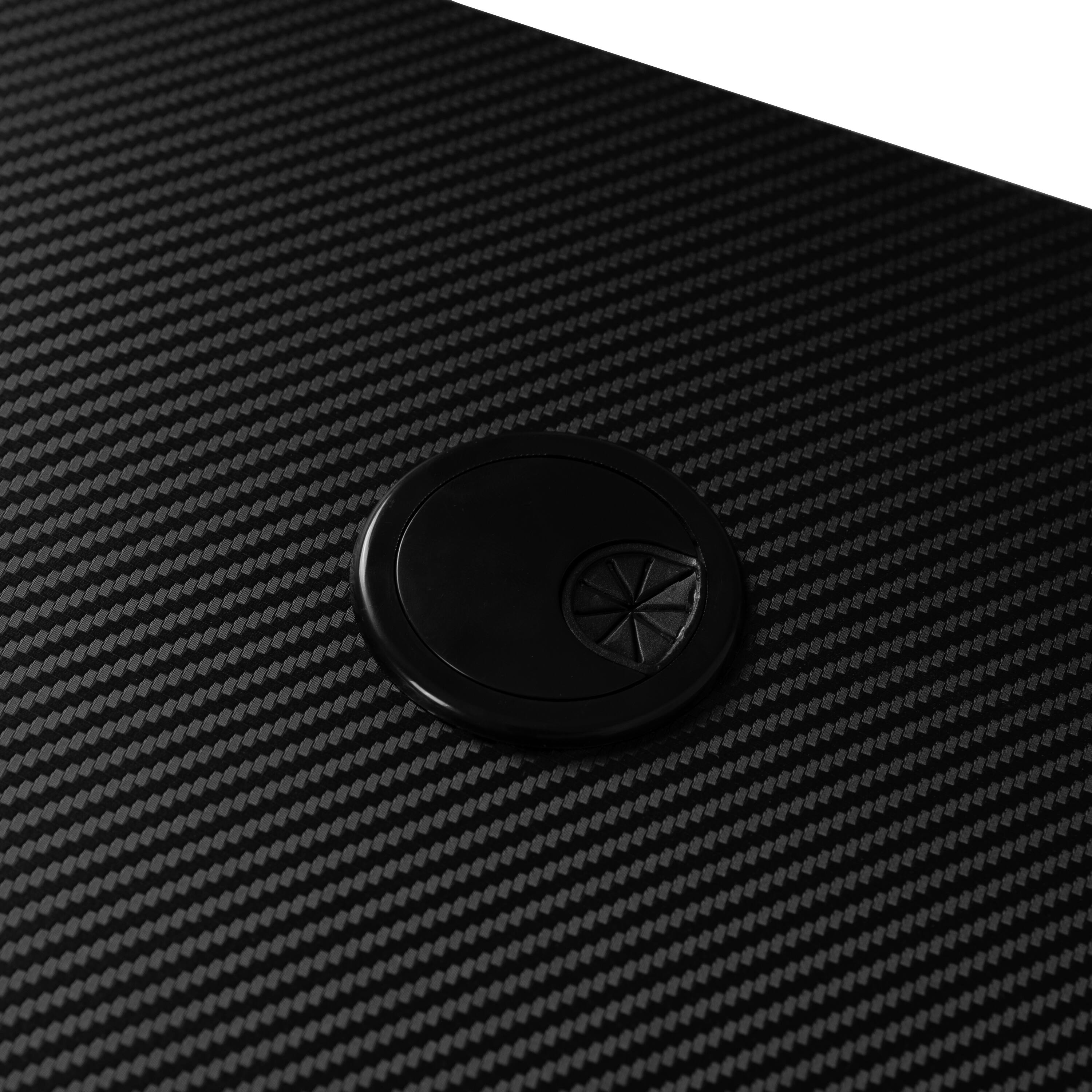 Alt View 8. Emma + Oliver - Gaming Desk Bundle - Cup/Headphone Holders, Wire Management - Orange.