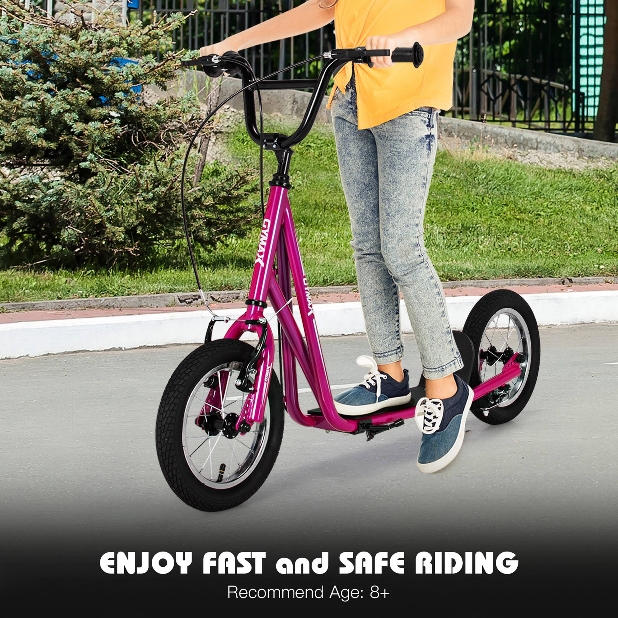 GYMAX OTMAX  
ENJOY FAST and SAFE RIDING  
Recommend Age: 8+