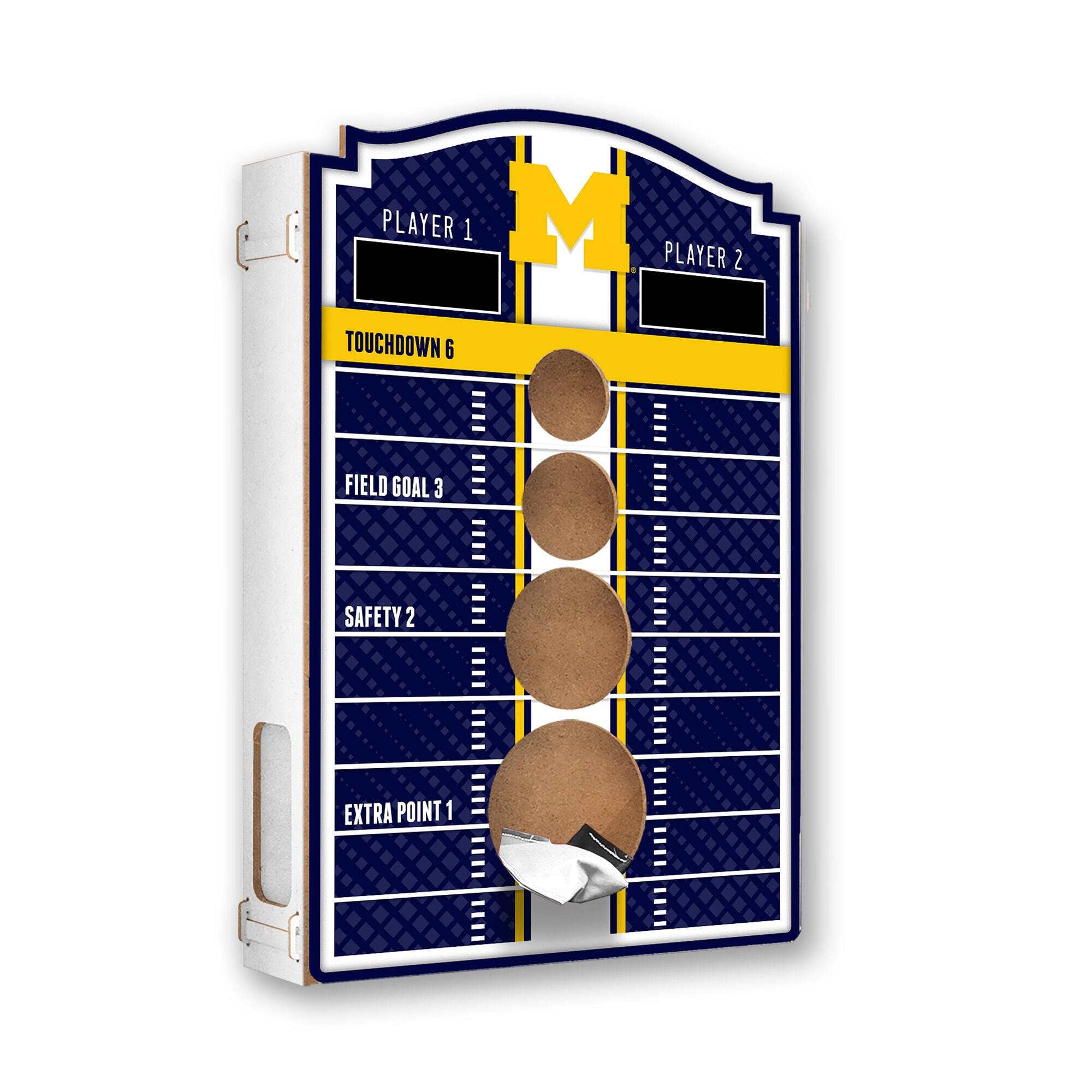 Michigan Wolverines Hanging Bean Bag Toss Game