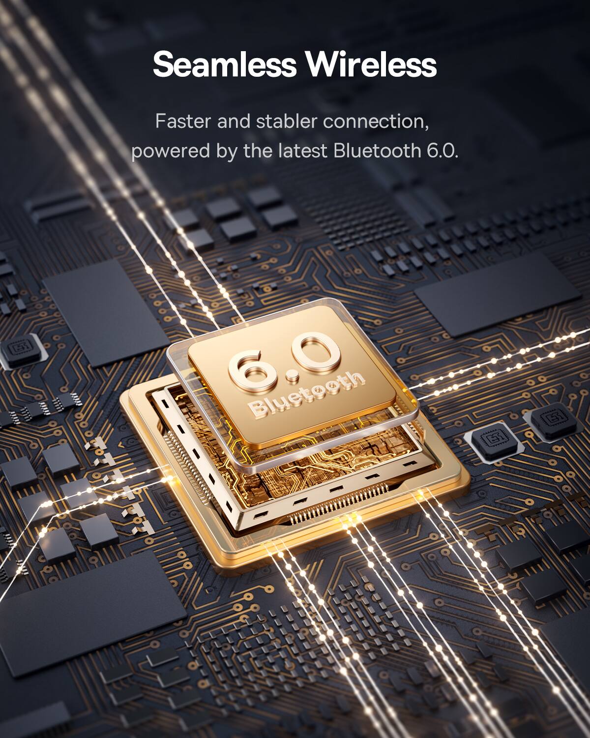 Seamless Wireless Faster and stabler connection, powered by the latest Bluetooth 6.0. 15 6.0 Bluetooth S B1