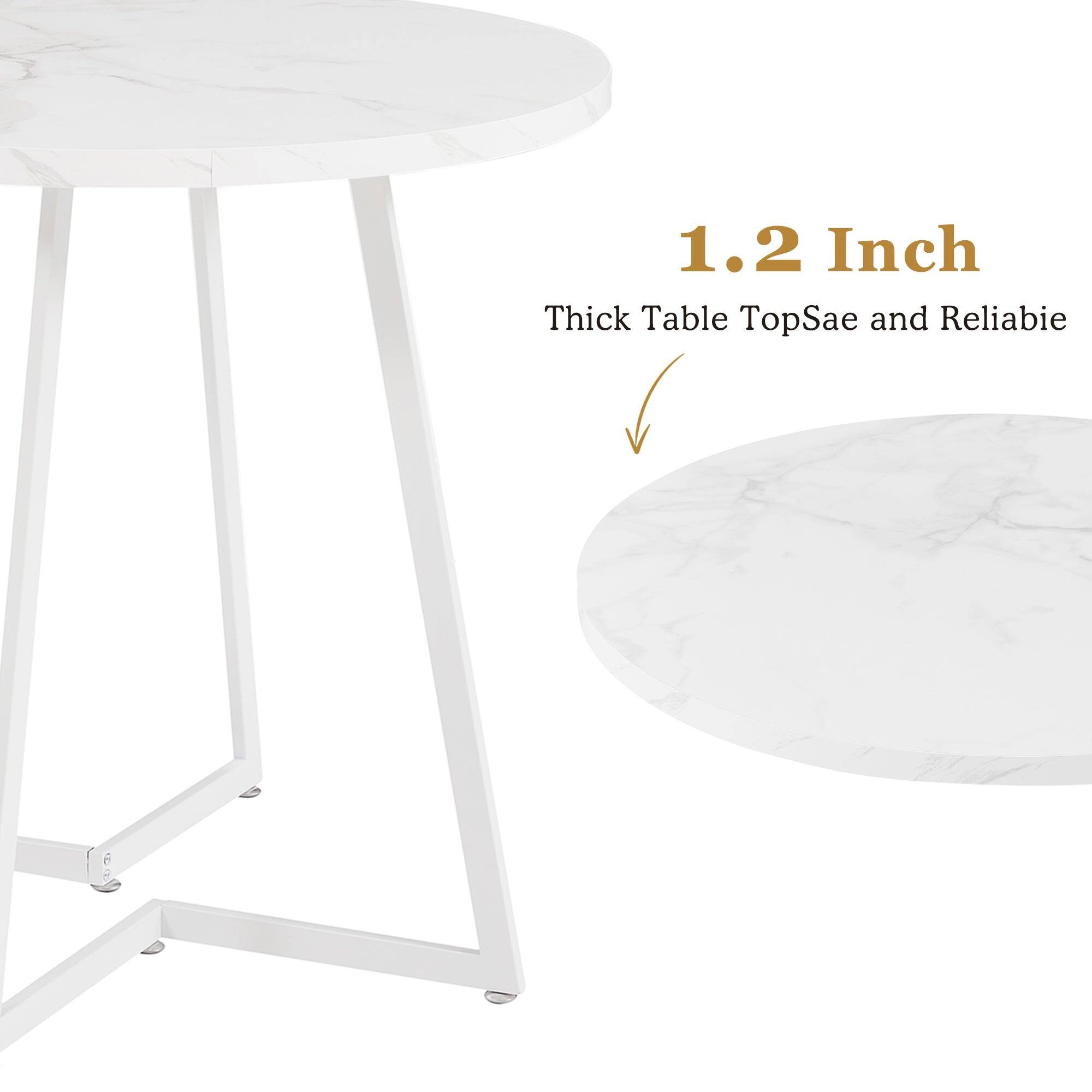 1.2 Inch Thick Table Top  
Safe and Reliable