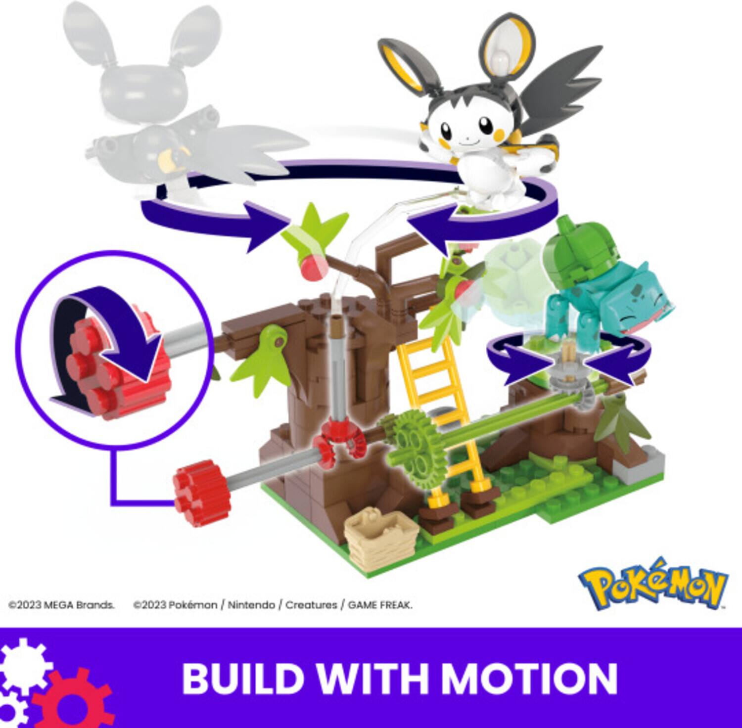 2023 MEGA Brands 2023 Pokémon / Nintendo / Creatures / GAME FREAK POKÉMON BUILD WITH MOTION