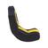 Left. Linon Home Décor - Kendon Faux Leather Rocking Gaming Chair - Black and Yellow.