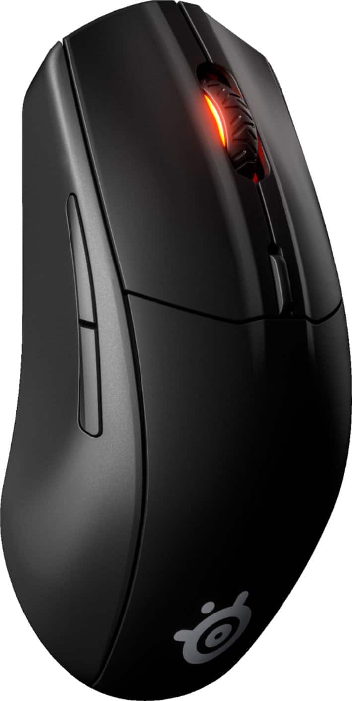 Alt View 14. SteelSeries - Rival 3 Lightweight Wireless Optical Gaming Mouse with Brilliant Prism RGB Lighting - Black.