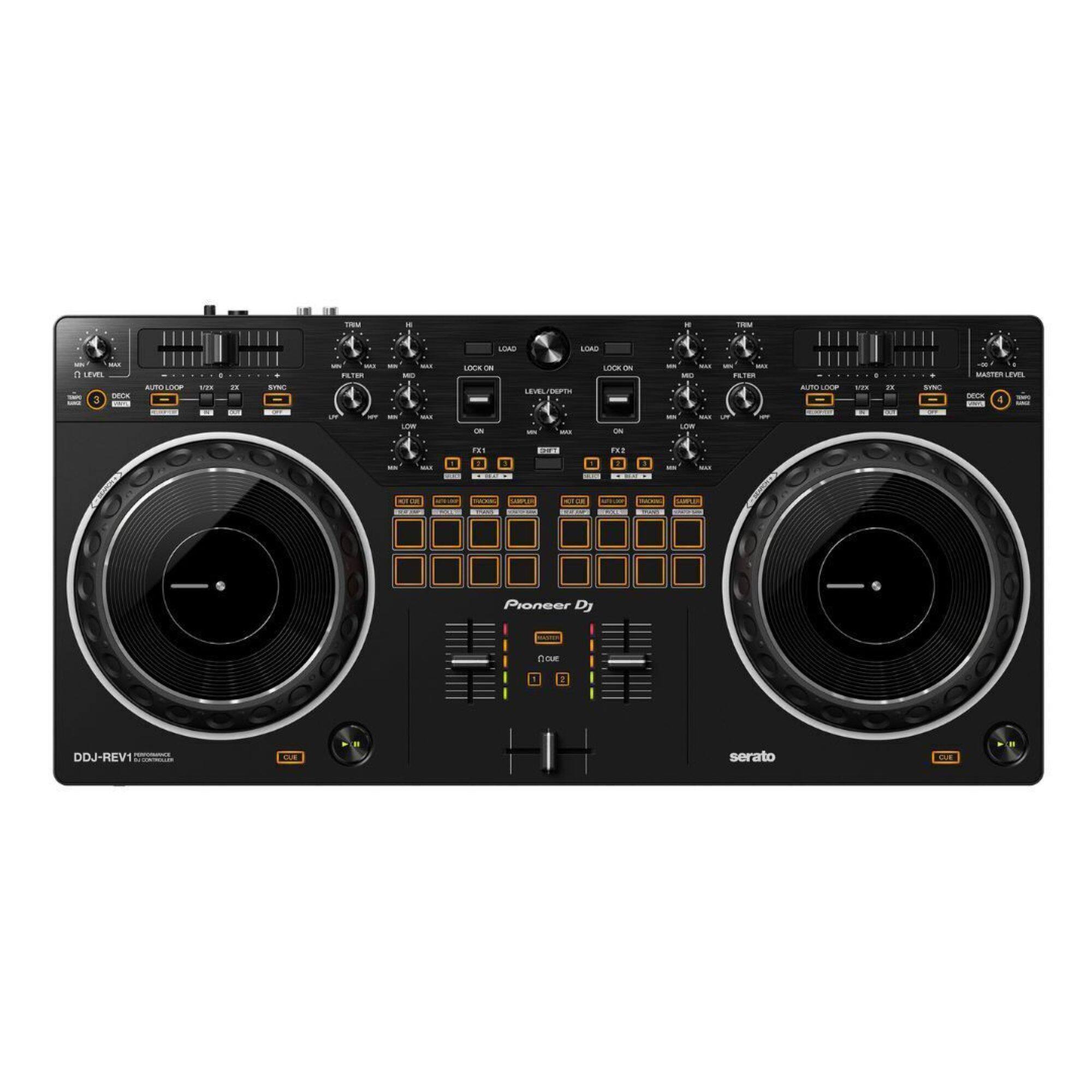 TRIM  
4  
6  
LOAD  
LOAD  
- C: LEVEL AUTO-LOOP DOCK 3  
1/29  
20  
SYNC  
IN FILTER  
MC  
LOCK ON  
LEVEL/DEPTH  
LOCK ON  
MD  
LAV FILTER  
ALTO LOOP  
123  
IT  
SYNC  
== MASTER LEVEL DECK 4  
UY  
"  
... VALI LOW  
Oil  
ITE  

ON  
" NAI LOW  
UT  
!  
FX2  
-  
txx  

AUTOLOGY  
Pioneer DJ  
nove  
2  
DDJ-REV1  
OUR  
serato  
CUE
