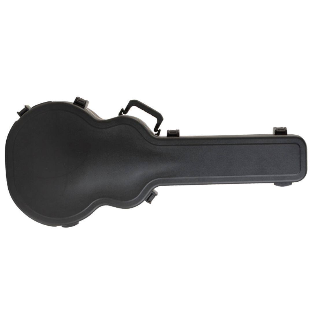 Back. SKB - SKB Cases Universal Jumbo Acoustic Deluxe Guitar Hardshell Case with TSA Latch.