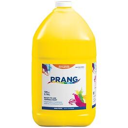 Prang - Ready-to-Use Washable Tempera Paint, 128 oz - Yellow