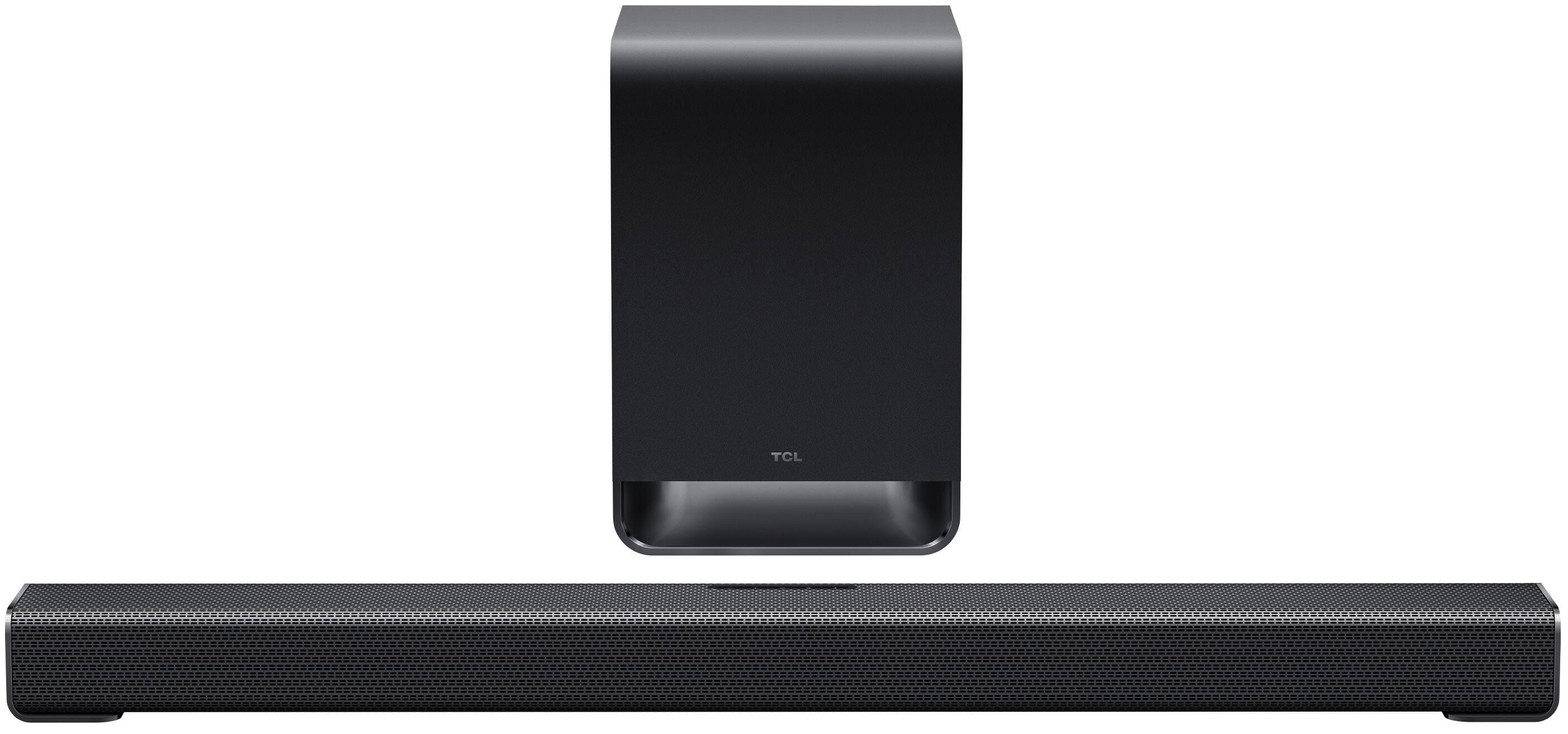 Front. TCL - S-Class S60K 3.1 Channel Dolby Atmos Soundbar with Wireless Subwoofer (2026) - Charcoal.