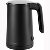 ZWILLING - Enfinigy Cool Touch 1-Liter Electric Kettle, Cordless Tea Kettle & Hot Water - Black - Front_Zoom