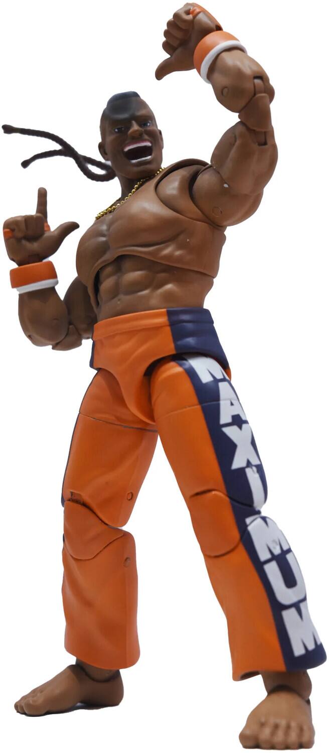 Front. Jada Toys - Jada Toys - Street Fighter II - Dee Jay Action Figure   - Collectibles - Multicolor.