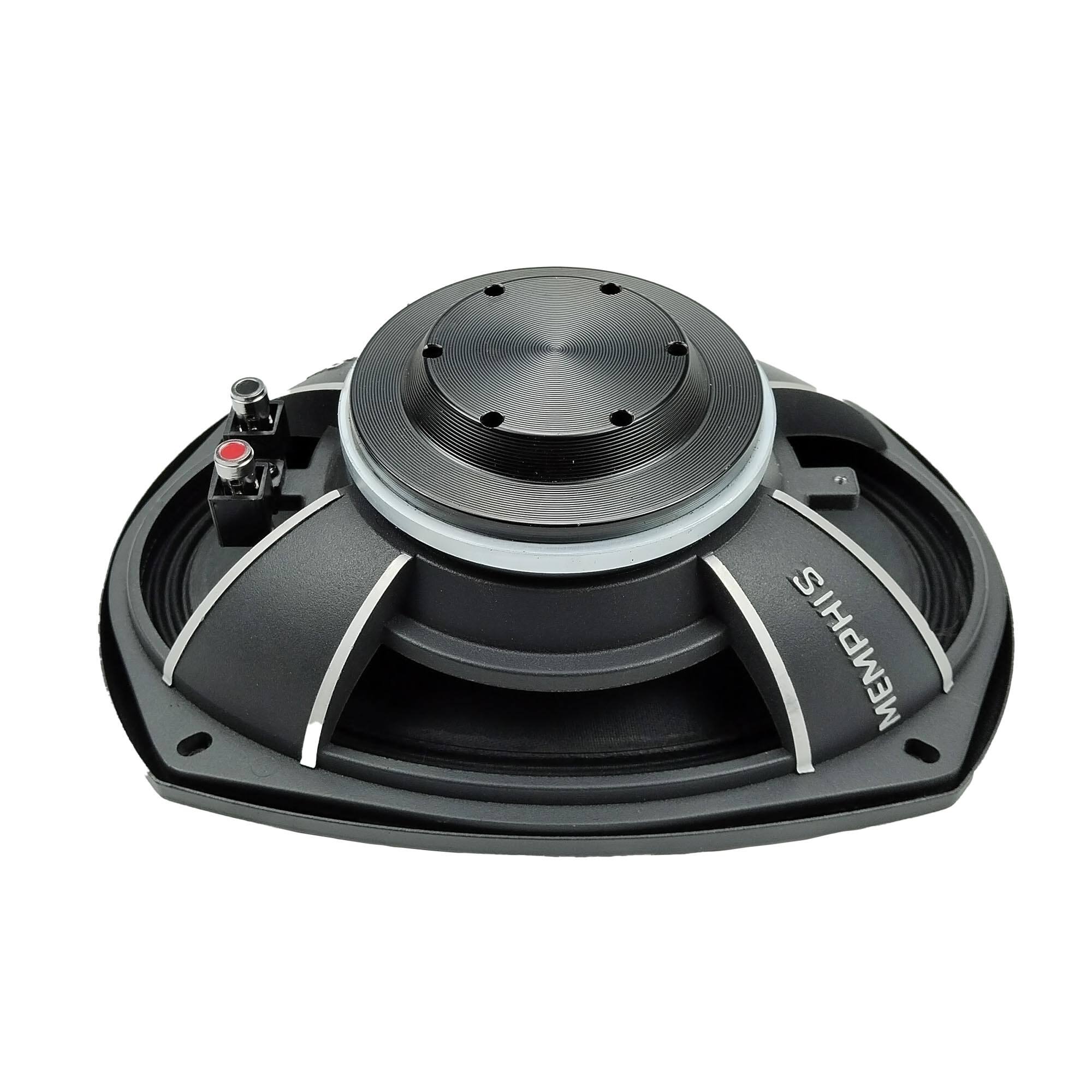 Alt View 10. Memphis Car Audio - Memphis Audio MJP69 MOJO PRO 6X9 NEO MID WITH GRILLE - Sold Individually - Black/Gray.