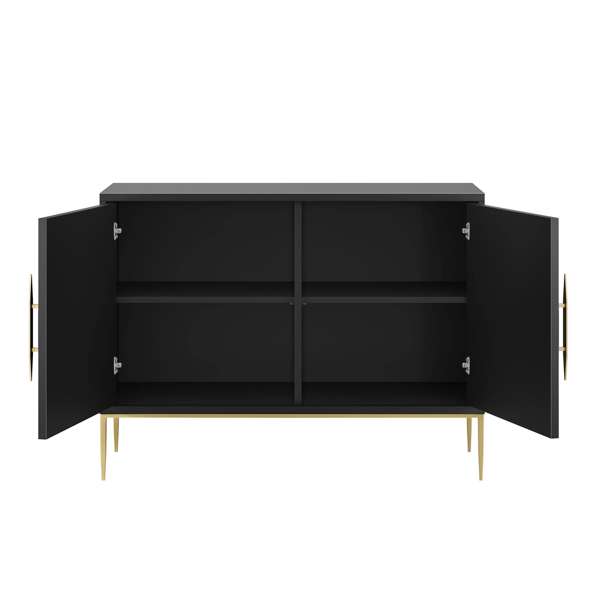Alt View 4. Modway - Awaken 47" Accent Cabinet by Modway - Black.