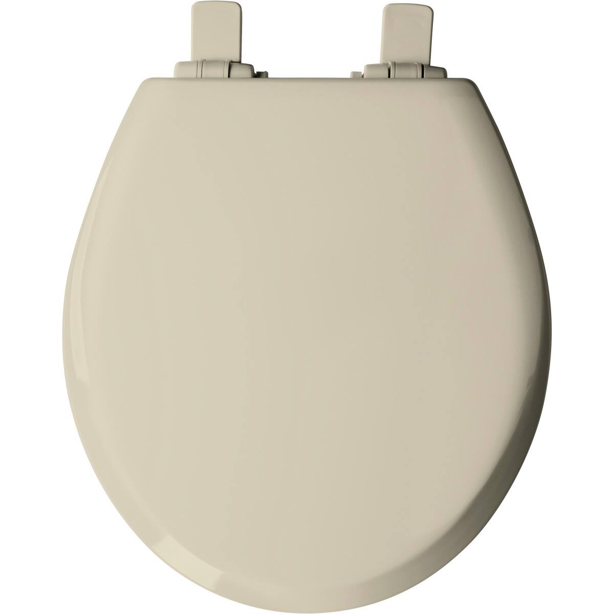 Angle. BEMIS - NextStep2 Children's Round Closed Front Toilet Seat in Bone - Bone.