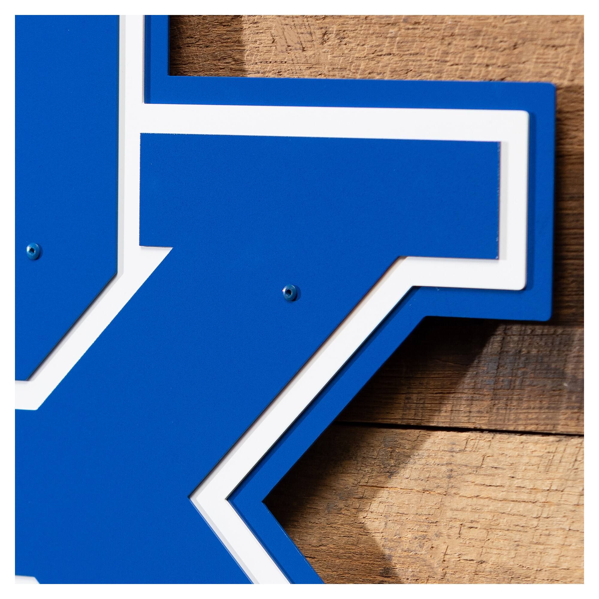 Alt View 2. Evergreen Enterprises - Kentucky Wildcats 23" Layered Metal Wall Art Sign - Multicolor.