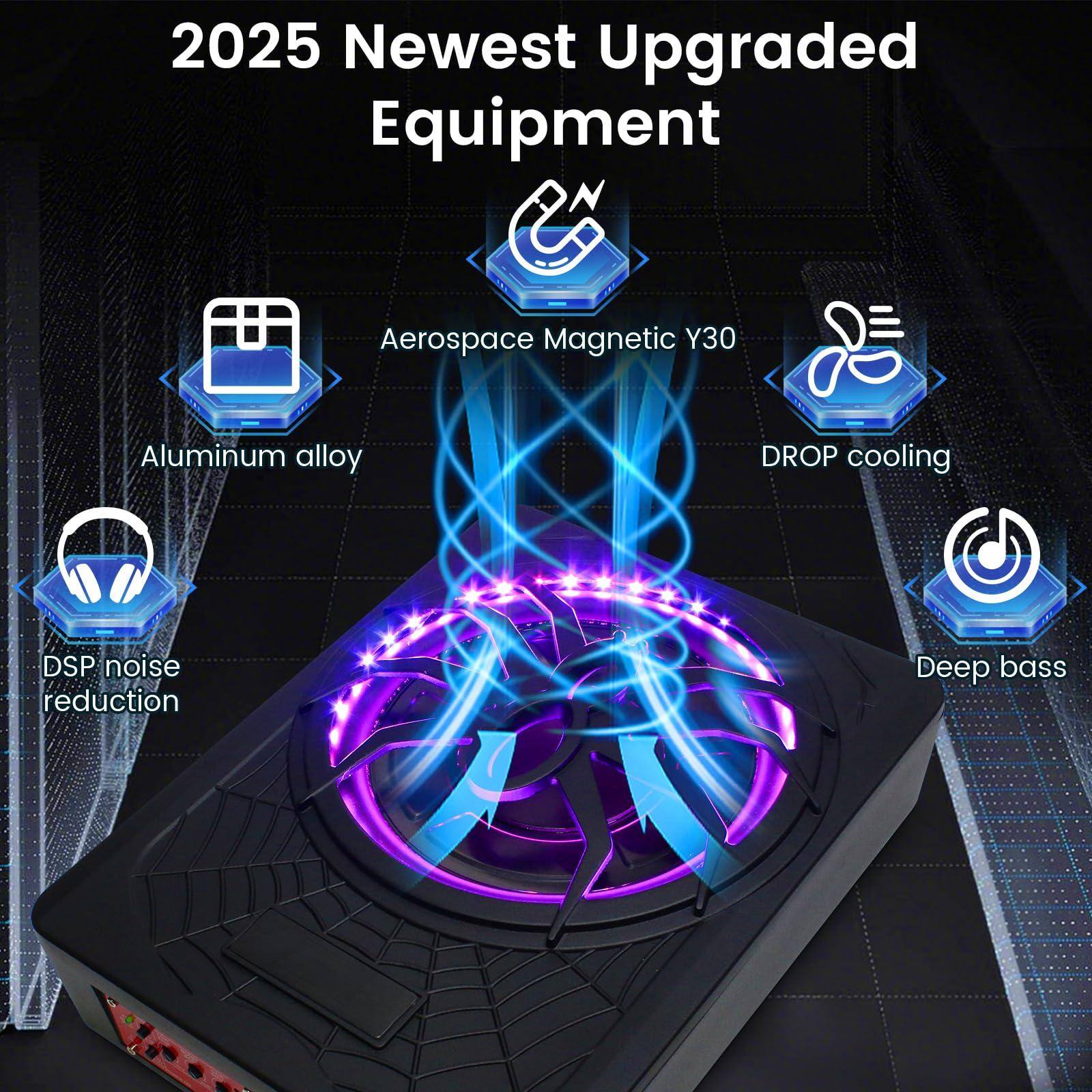 2025 Newest Upgraded Equipment

- Aerospace Magnetic Y30
- Aluminum alloy
- DROP cooling
- DSP noise reduction
- Deep bass