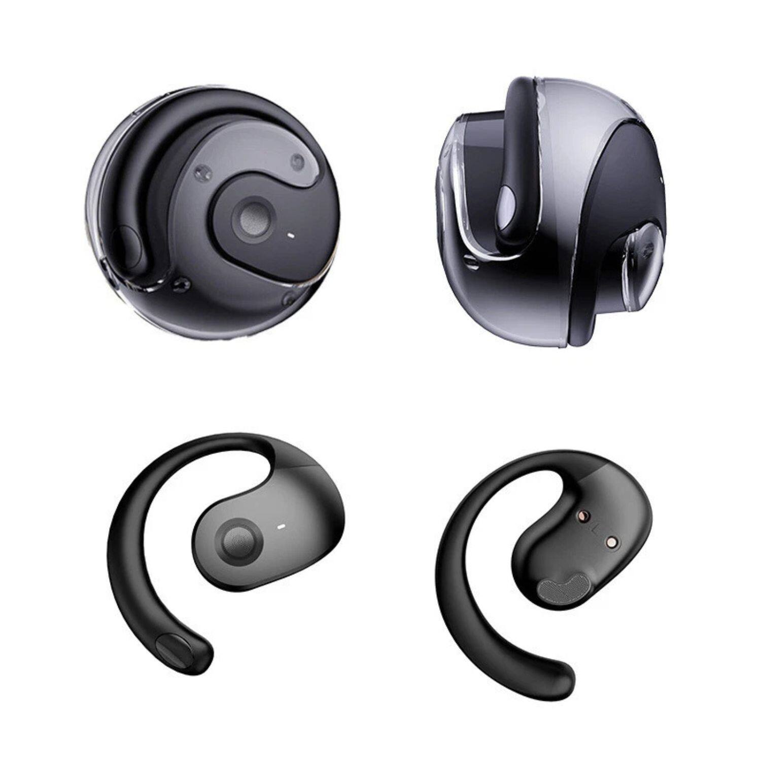 Front. Stock Preferred - Stereo Upgrade TWS Bluetooth 5.4 Wireless Earbuds – Noise Cancelling In-Ear Headphones.