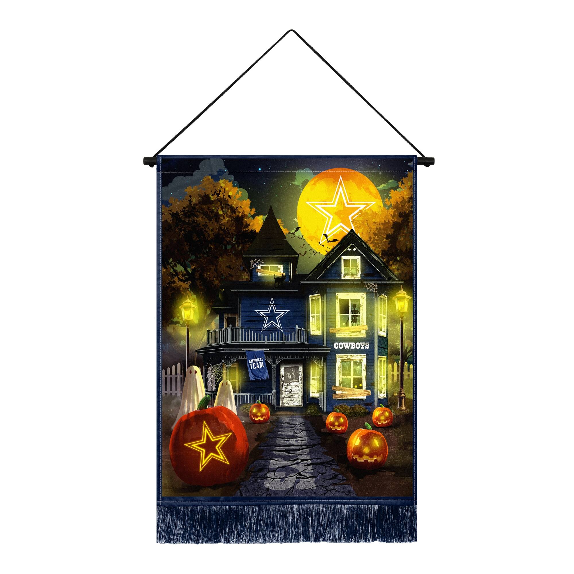 Dallas Cowboys 18" x 24" LED Halloween Tapestry
