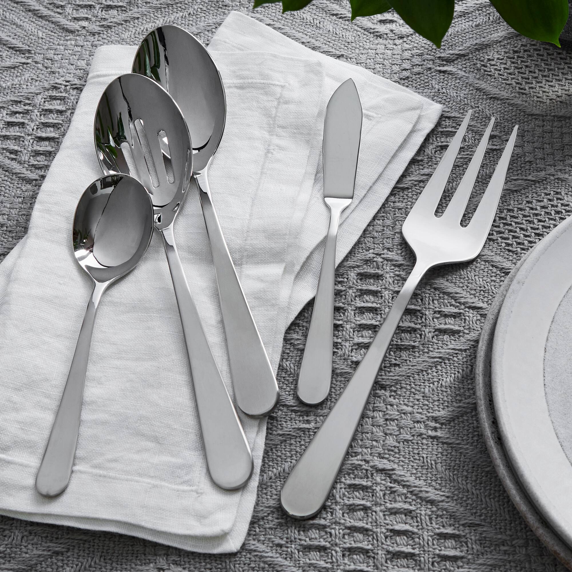 Alt View 3. Henckels - Henckels Lucena 65-pc 18/10 Stainless Steel Flatware Set - Stainless Steel.
