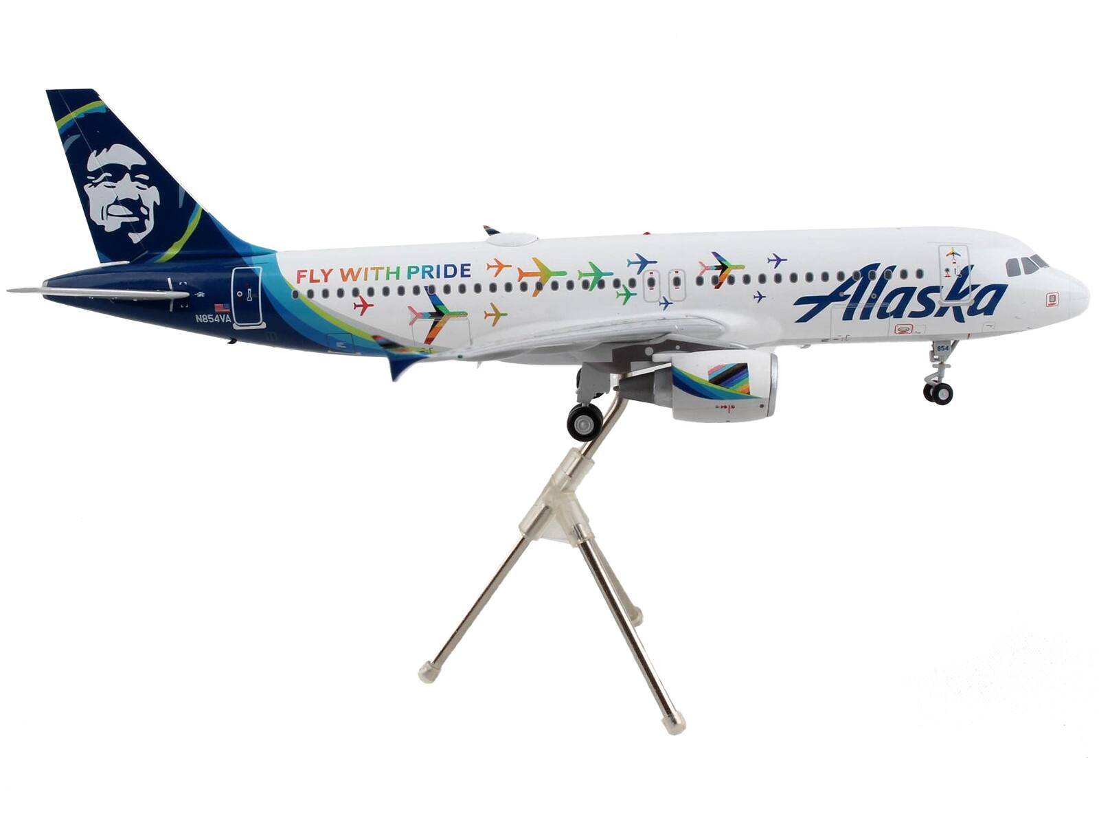 N854VA  
FLY WITH PRIDE  
Alaska