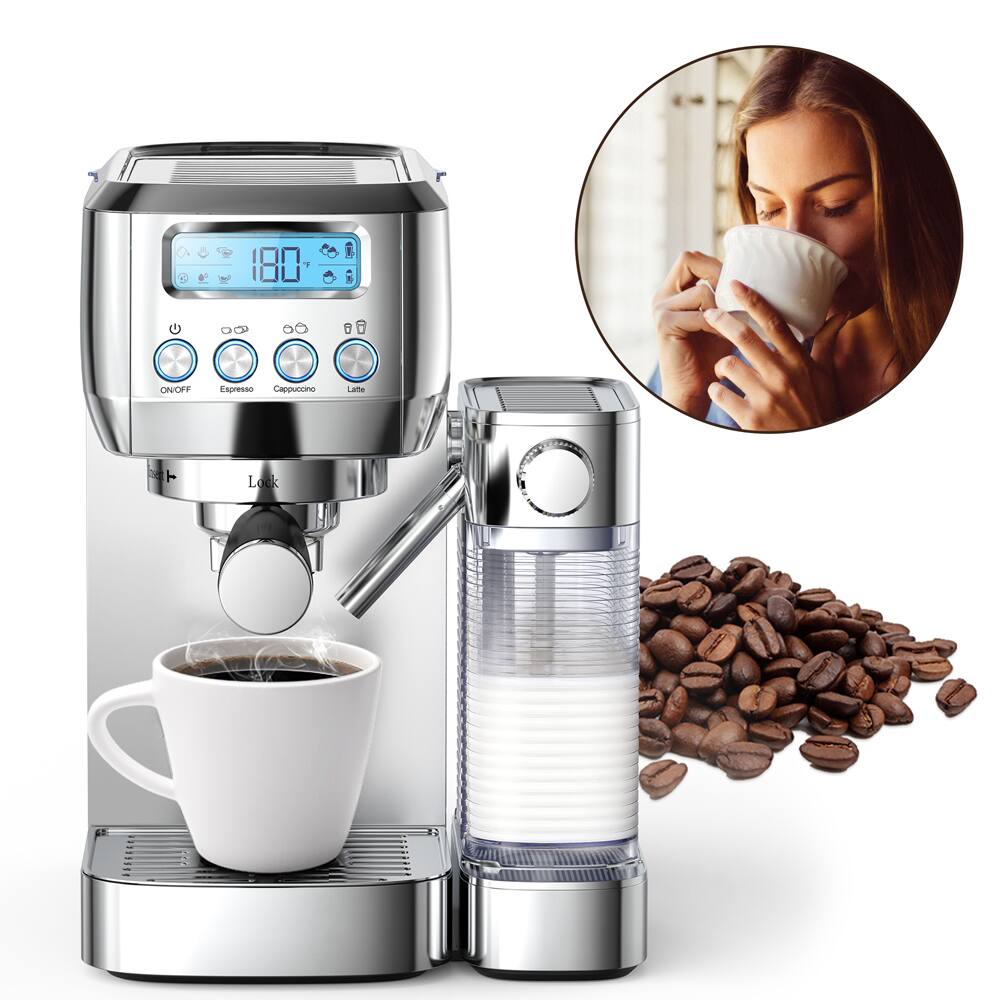 ON/OFF  
Espresso Cappuccino  
Latte  

Lock