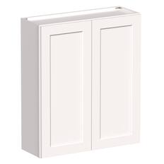 Front. Boyel Living - 36-in W x 42-in H x 12-in D Shaker RTA Kitchen Wall Cabinet with Soft-Close - White Shaker.