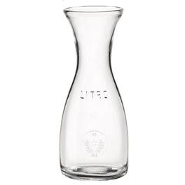 Bormioli Rocco - Misura Glass Carafe, 33.75 oz, Wide Mouth & Lipped Rim, Thick Durable Glass - Clear